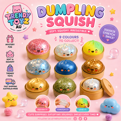Simulation Dumpling Pressure Ball Slow Rebound Soft Pinch Decompression Toy Office Home Decor Children Adults Birthday Gifts